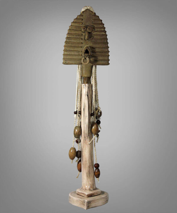 Tribal Woman on Pedestal - Image 1
